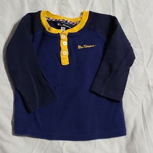 Ben Sherman Navy Long-Sleeve Shirt, 24 mos